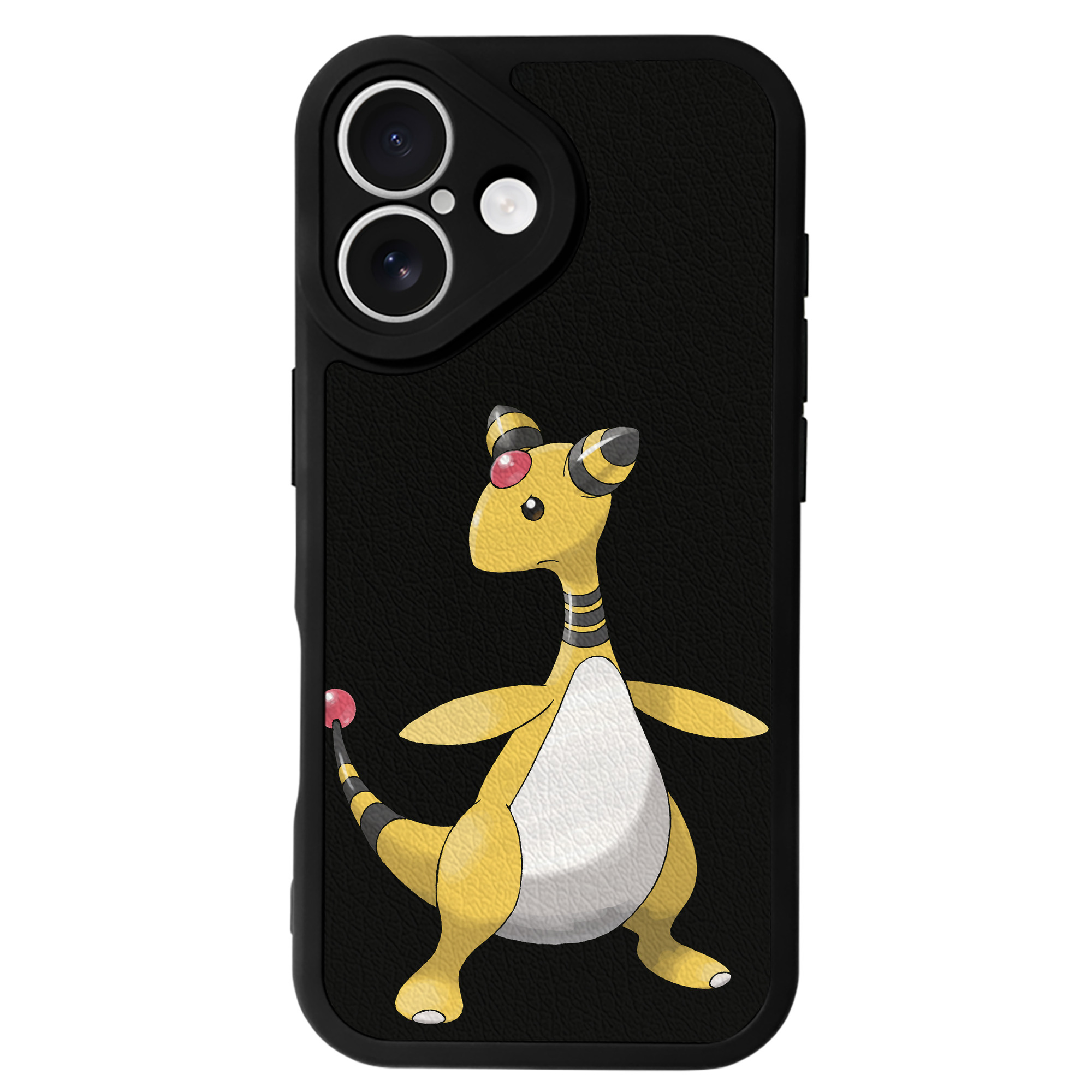 （画像用） ポケットモンスター Pokémon 【iPhone 16シリーズ対応】シリコンスマホケース（レザー調） 材質：シリコン